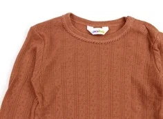 Joha brændt orange top merinould/silke